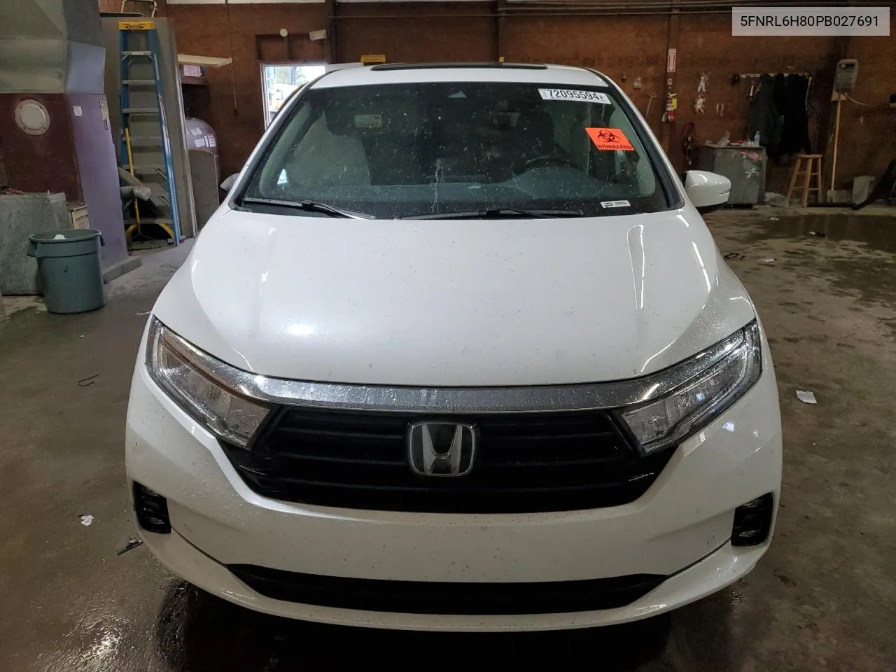 2023 Honda Odyssey Touring VIN: 5FNRL6H80PB027691 Lot: 72095594