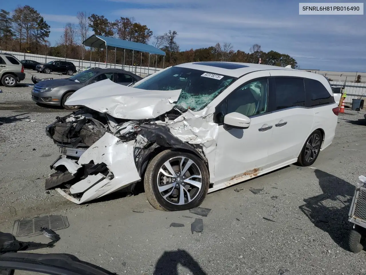 5FNRL6H81PB016490 2023 Honda Odyssey Touring