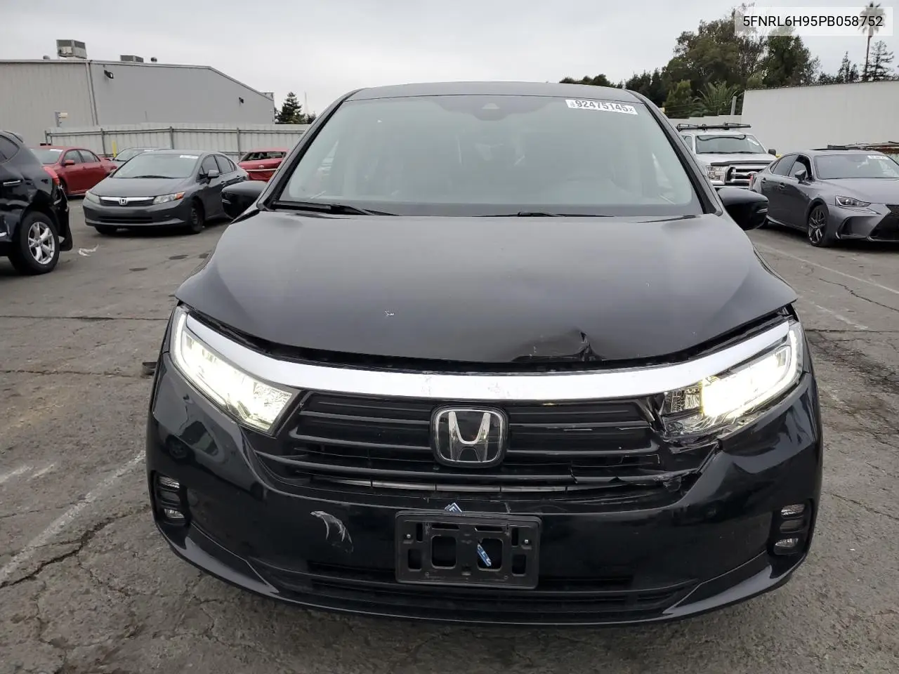 5FNRL6H95PB058752 2023 Honda Odyssey Elite