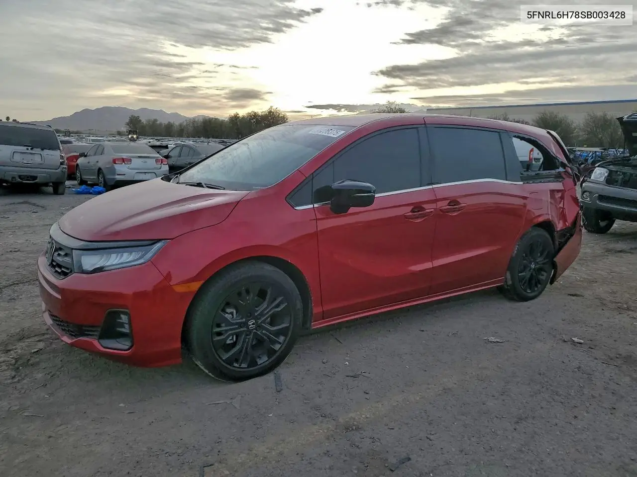 5FNRL6H78SB003428 2025 Honda Odyssey Sport-L