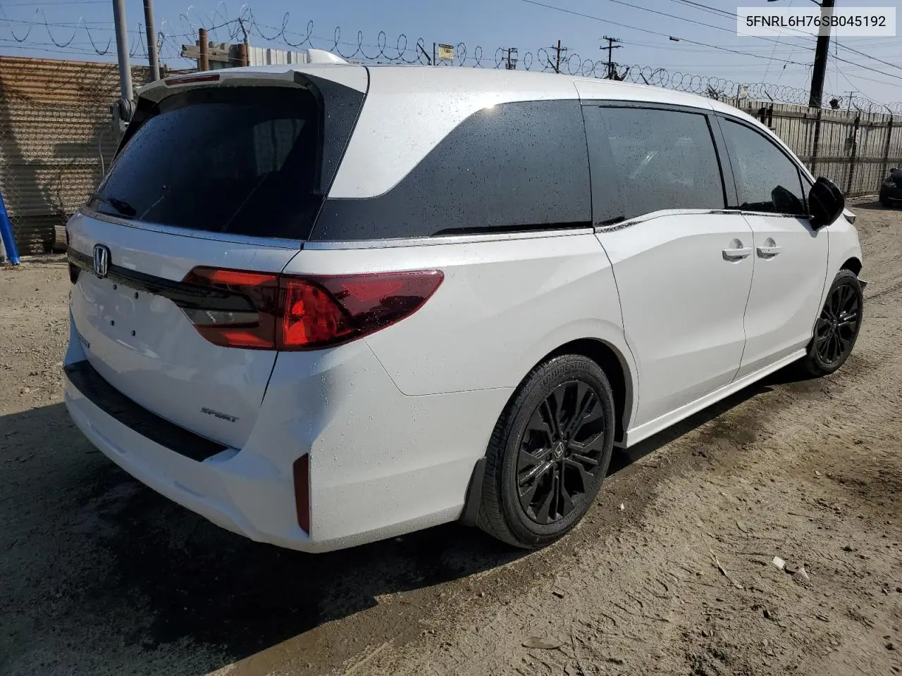 5FNRL6H76SB045192 2025 Honda Odyssey Sport-L
