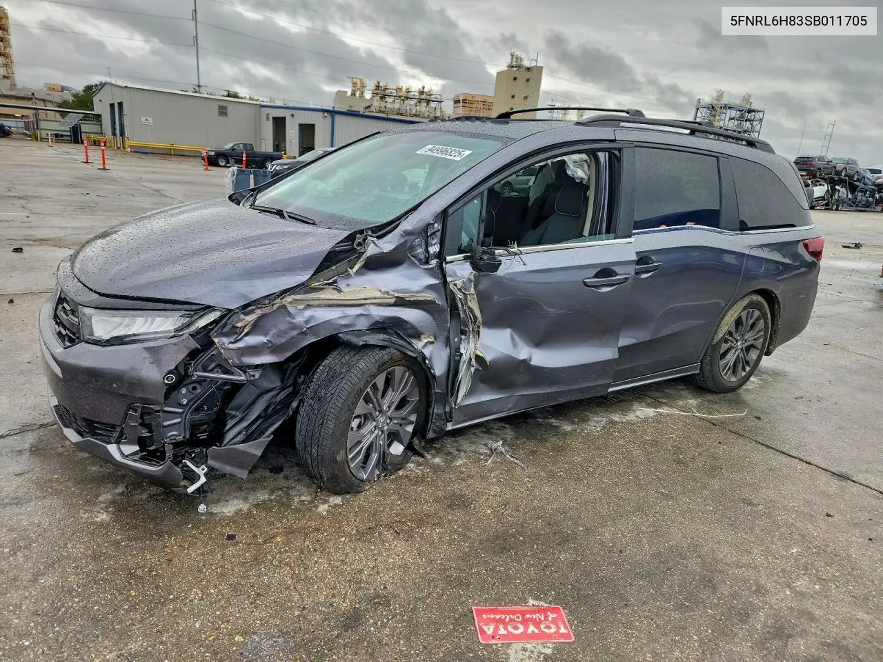 5FNRL6H83SB011705 2025 Honda Odyssey Touring