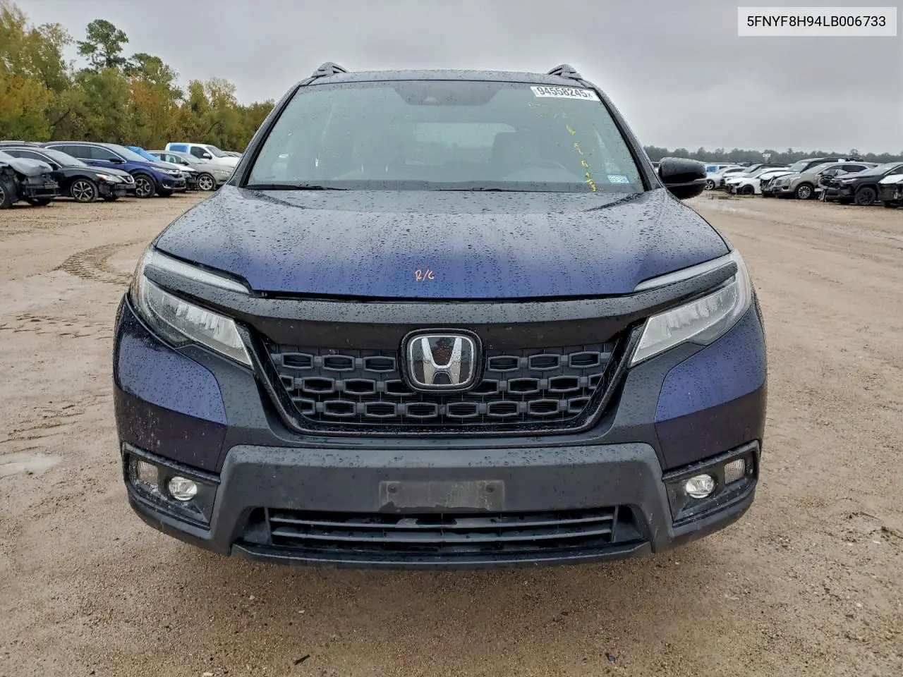 5FNYF8H94LB006733 2020 Honda Passport Touring