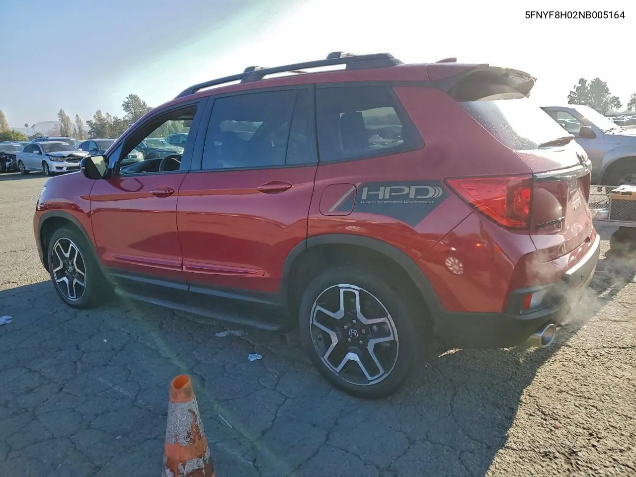 5FNYF8H02NB005164 2022 Honda Passport Elite