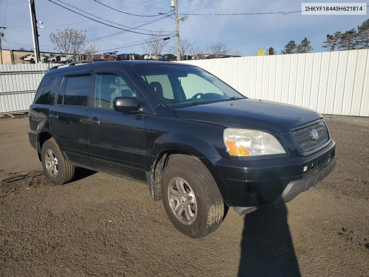 2HKYF18443H621814 2003 Honda Pilot Ex