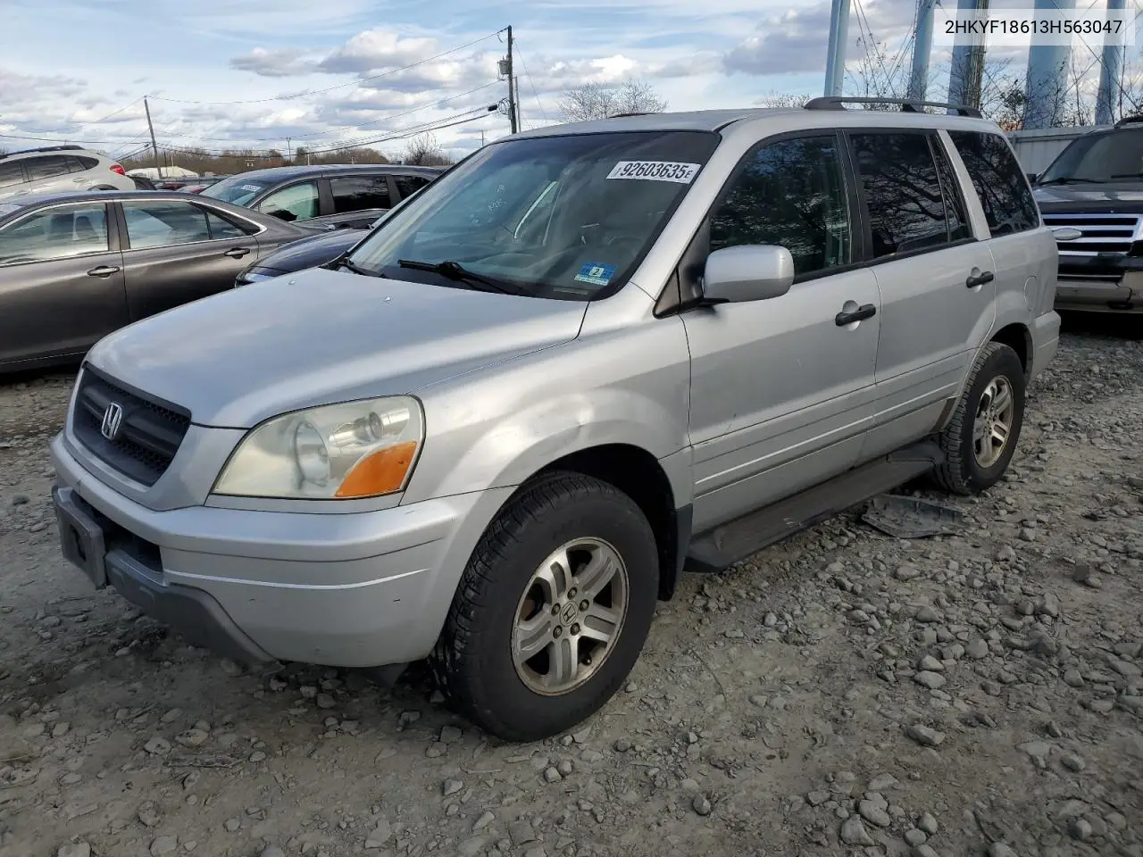 2HKYF18613H563047 2003 Honda Pilot Exl