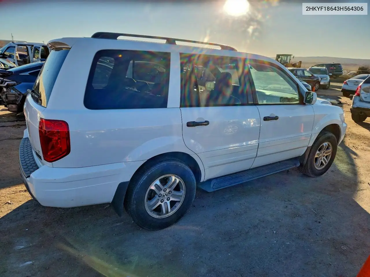 2HKYF18643H564306 2003 Honda Pilot Exl