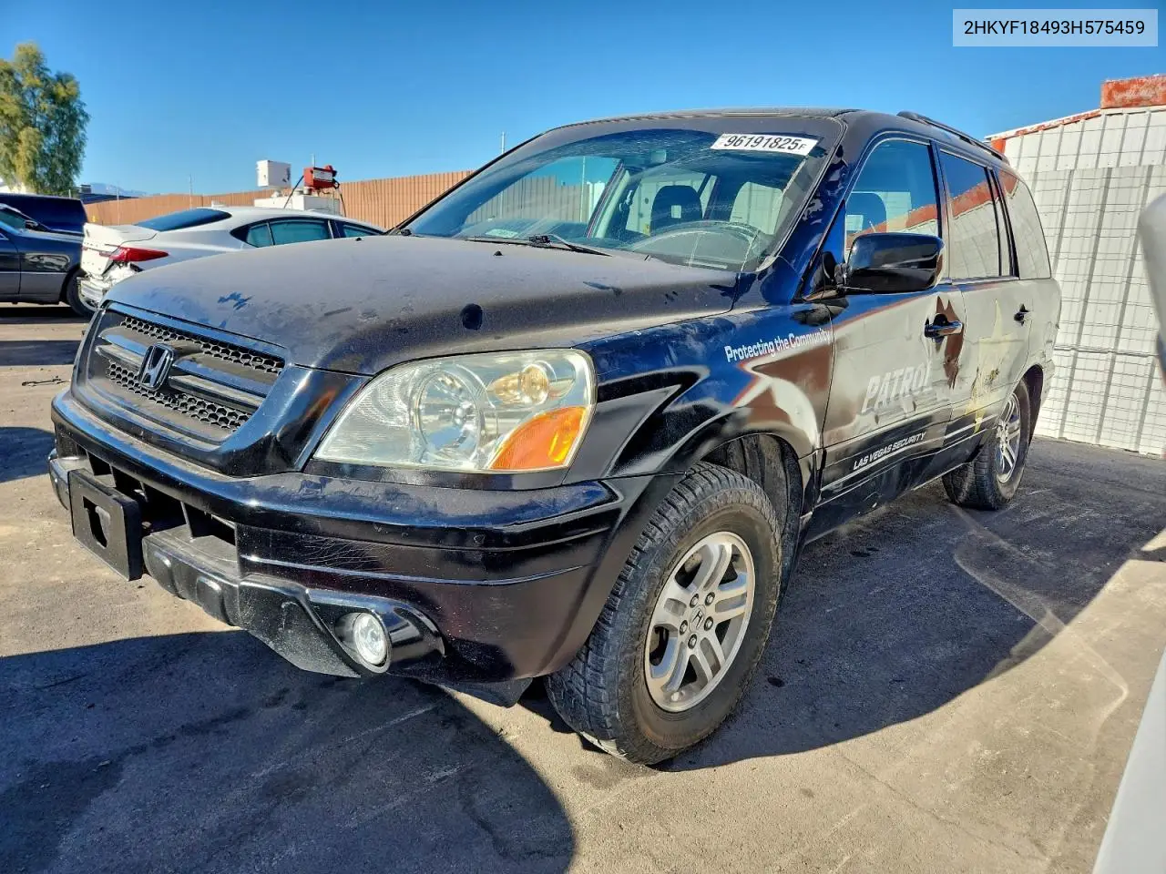 2HKYF18493H575459 2003 Honda Pilot Ex