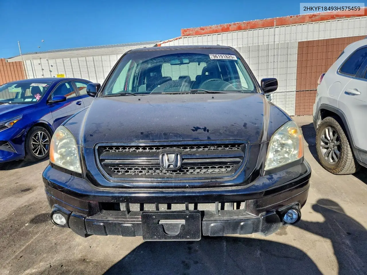 2HKYF18493H575459 2003 Honda Pilot Ex