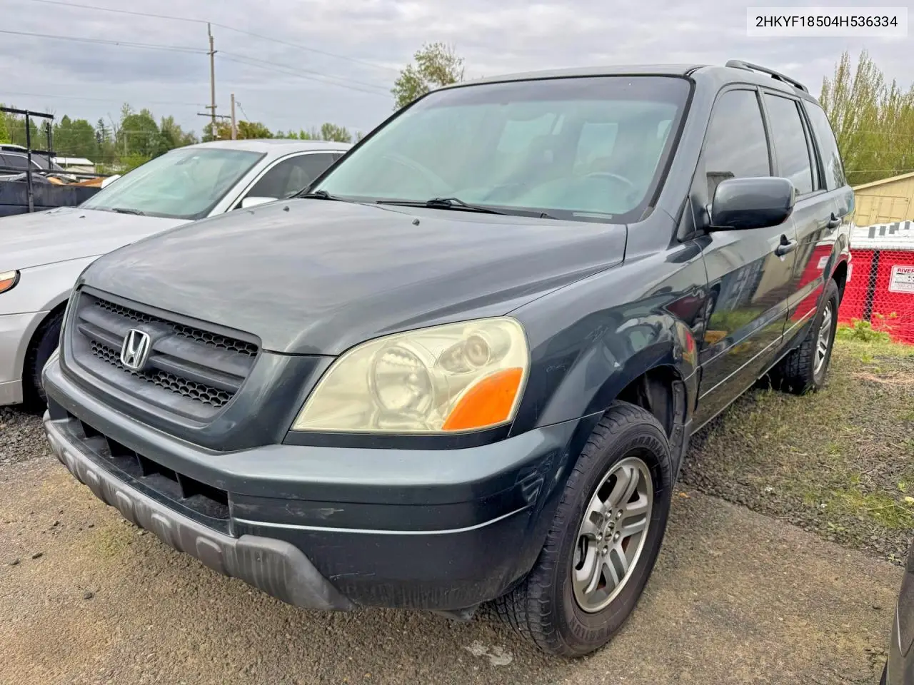 2HKYF18504H536334 2004 Honda Pilot Exl