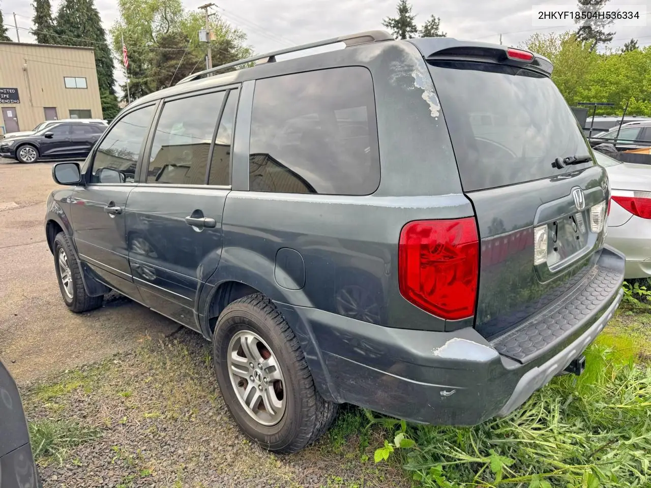2HKYF18504H536334 2004 Honda Pilot Exl