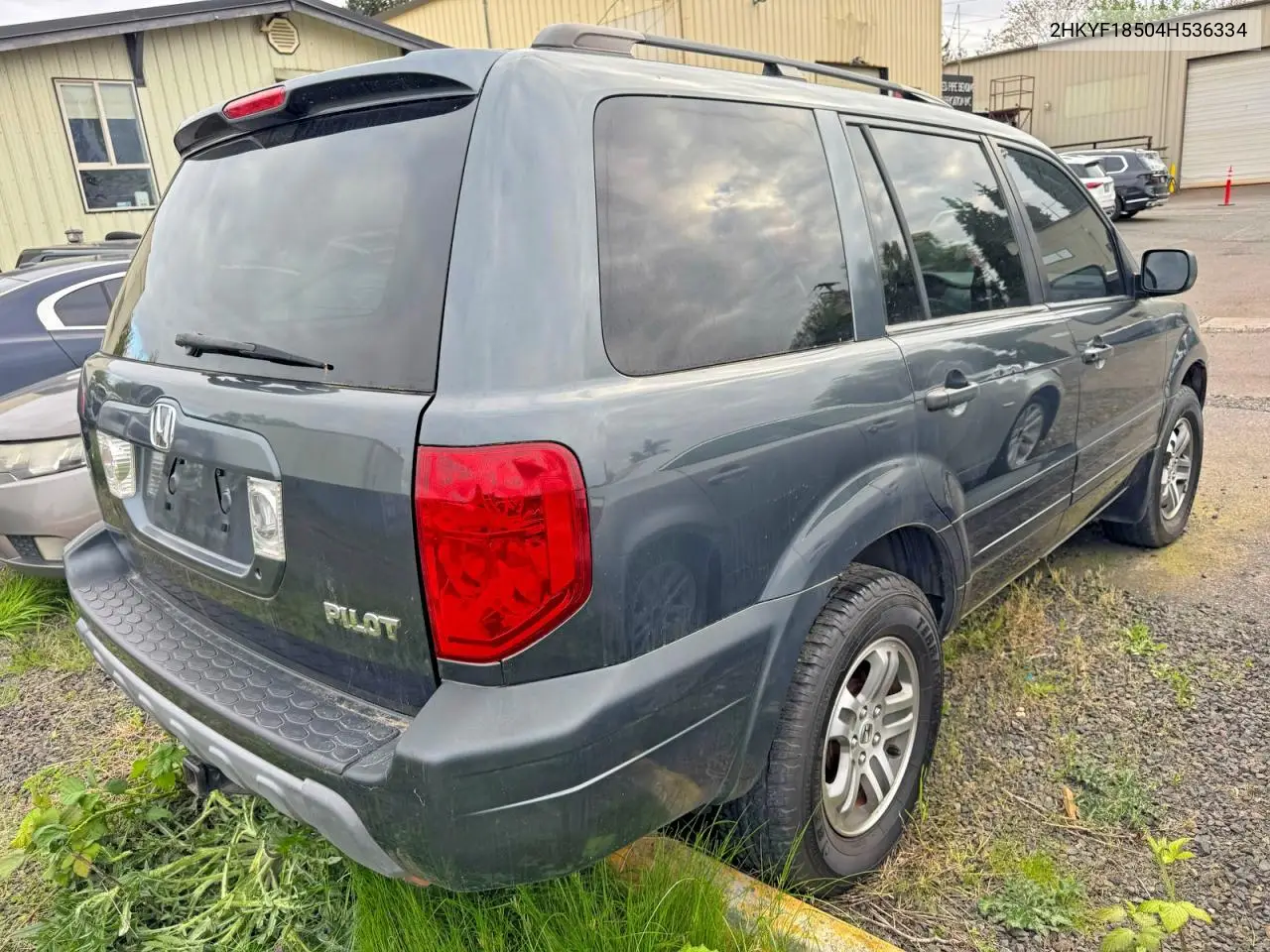 2HKYF18504H536334 2004 Honda Pilot Exl