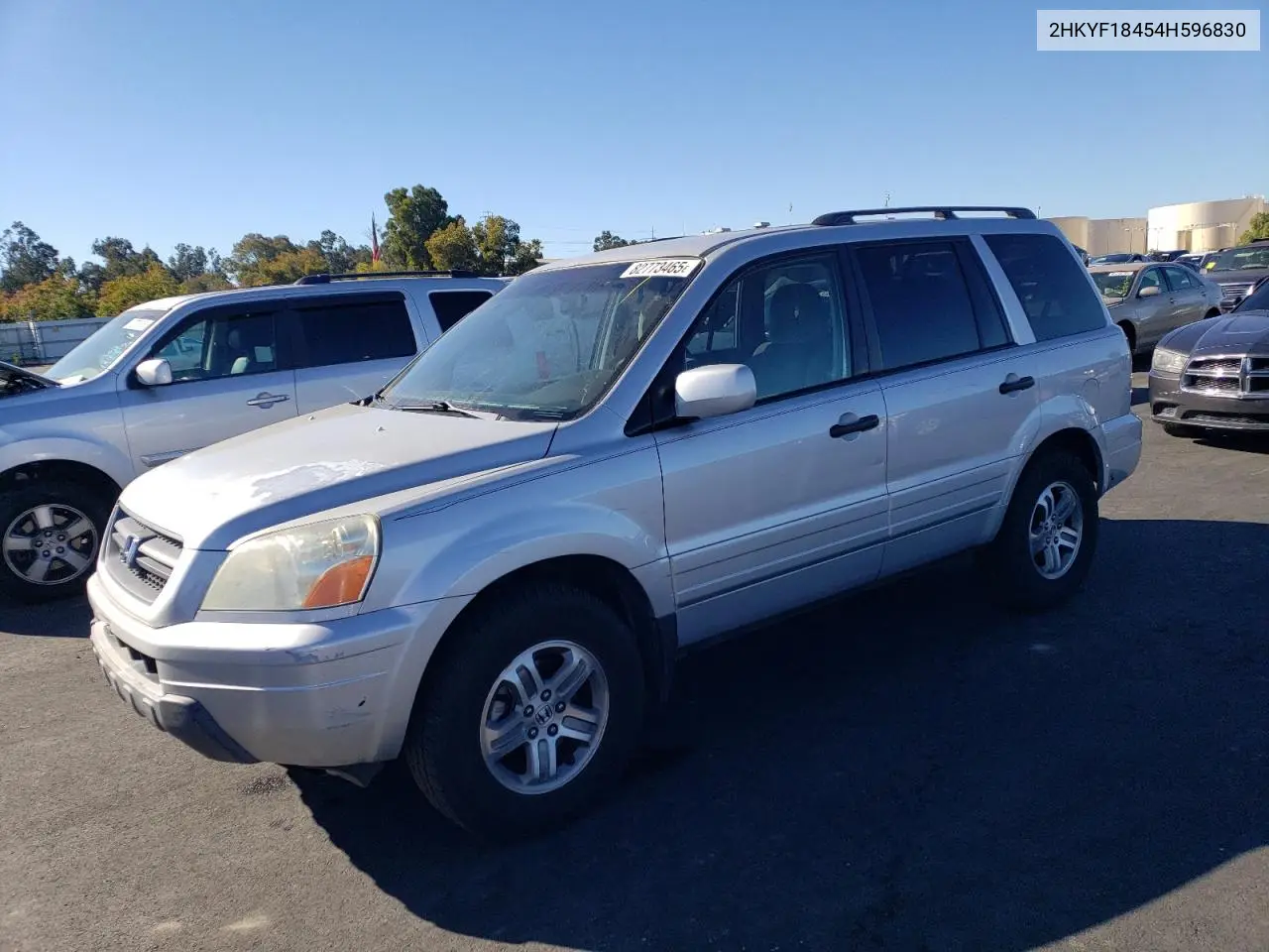 2HKYF18454H596830 2004 Honda Pilot Ex