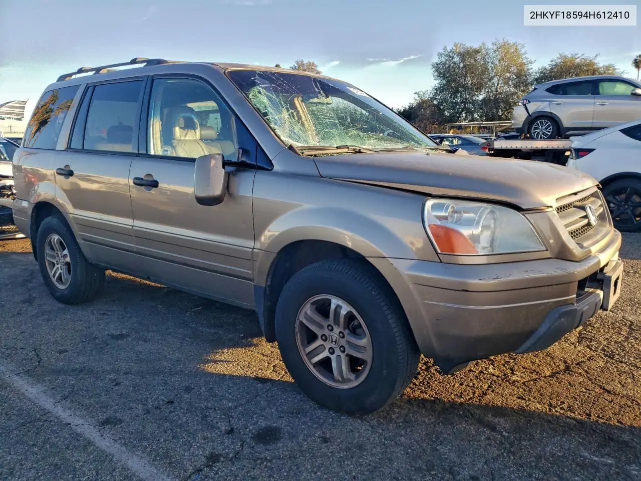 2HKYF18594H612410 2004 Honda Pilot Exl