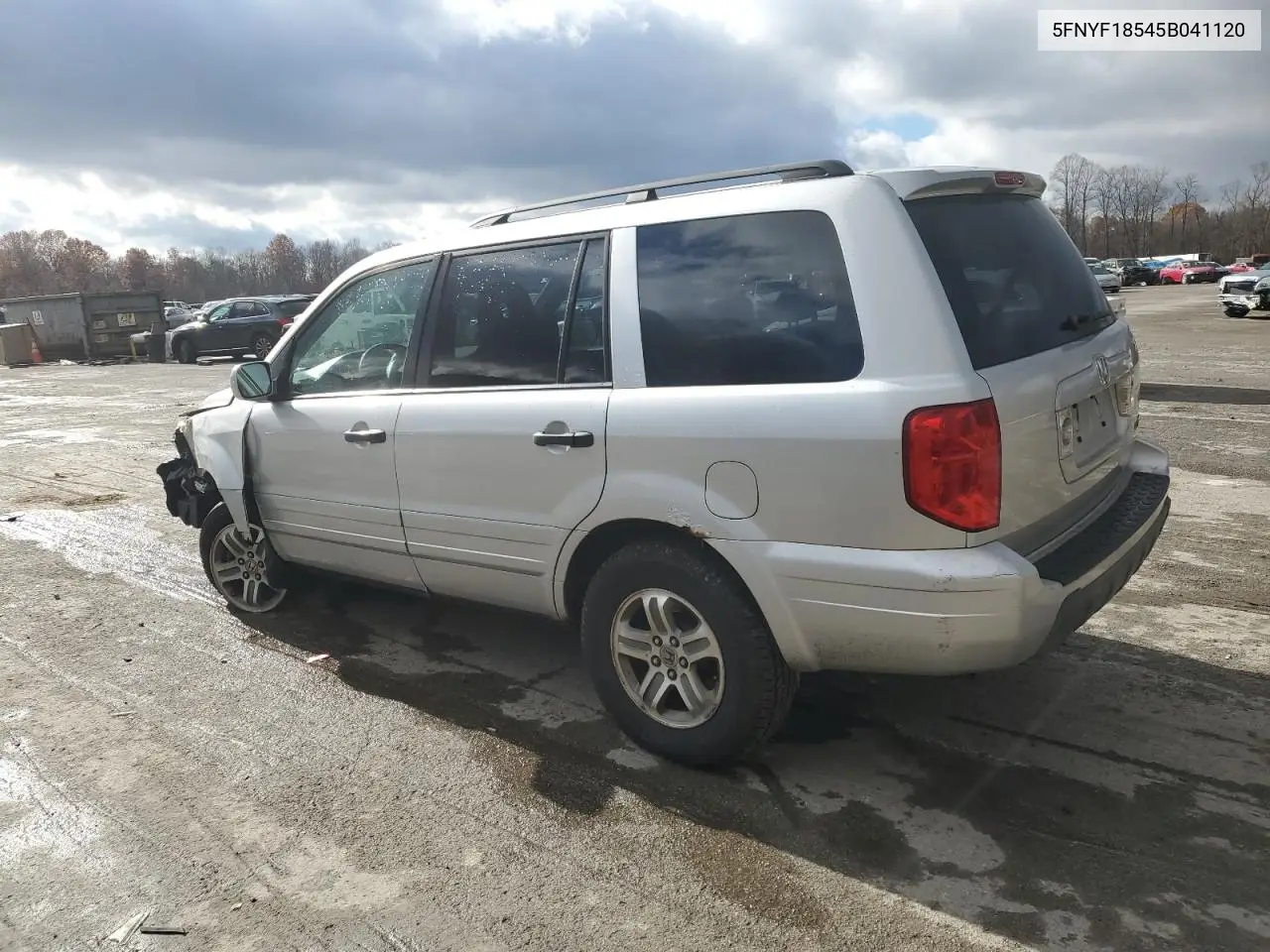 5FNYF18545B041120 2005 Honda Pilot Exl