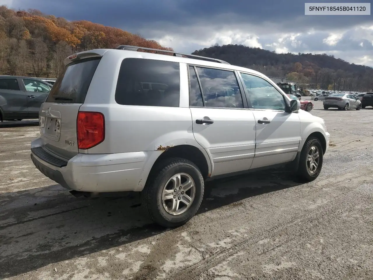5FNYF18545B041120 2005 Honda Pilot Exl