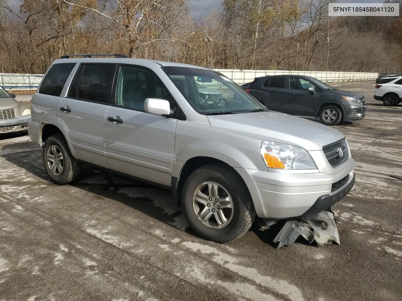 5FNYF18545B041120 2005 Honda Pilot Exl