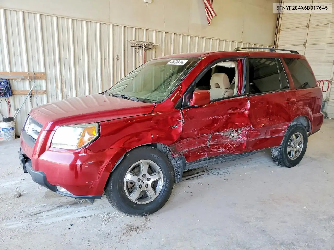 5FNYF284X6B017645 2006 Honda Pilot Ex
