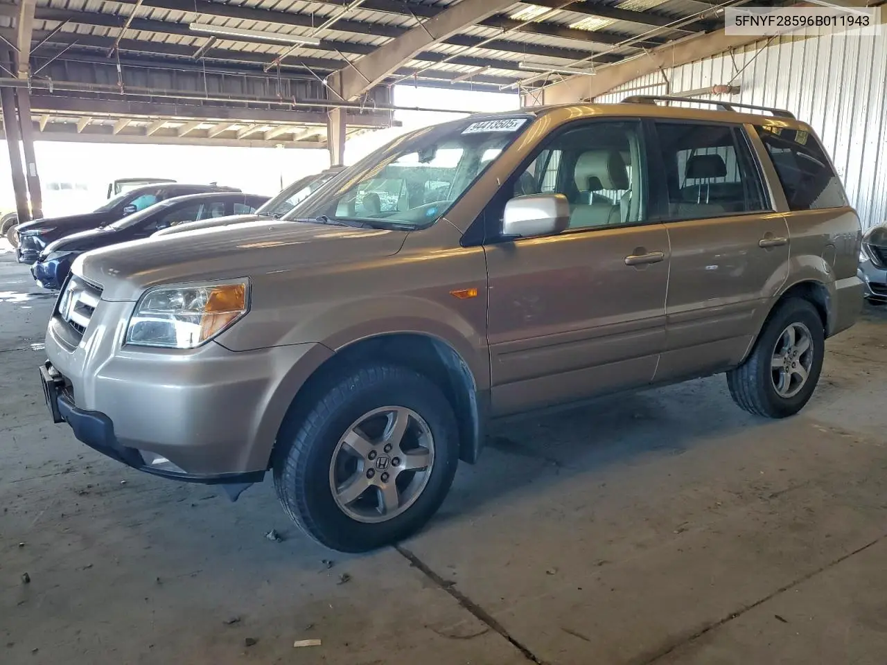 5FNYF28596B011943 2006 Honda Pilot Ex