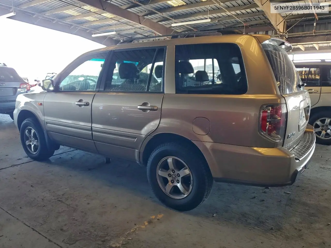 5FNYF28596B011943 2006 Honda Pilot Ex