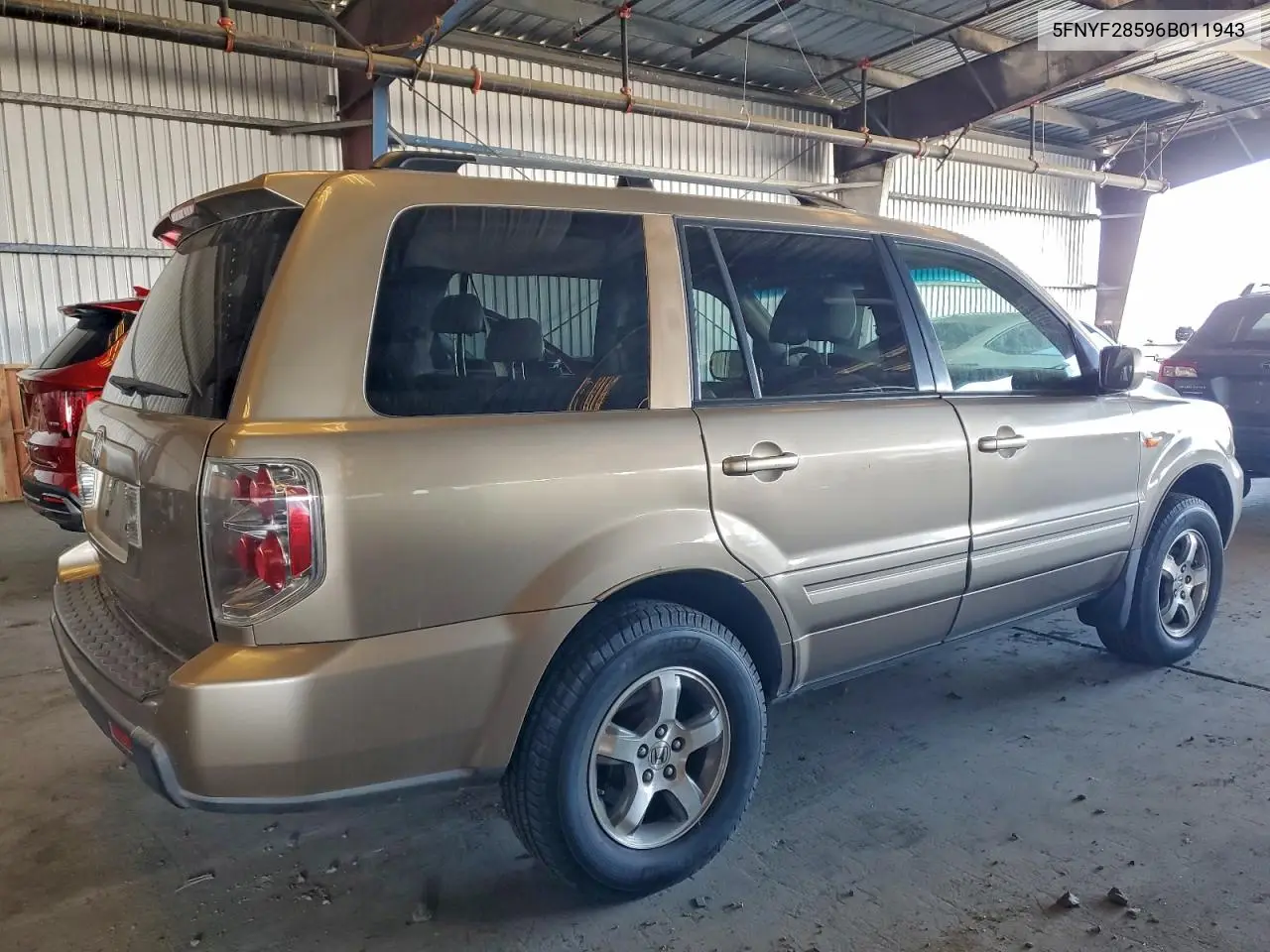 5FNYF28596B011943 2006 Honda Pilot Ex