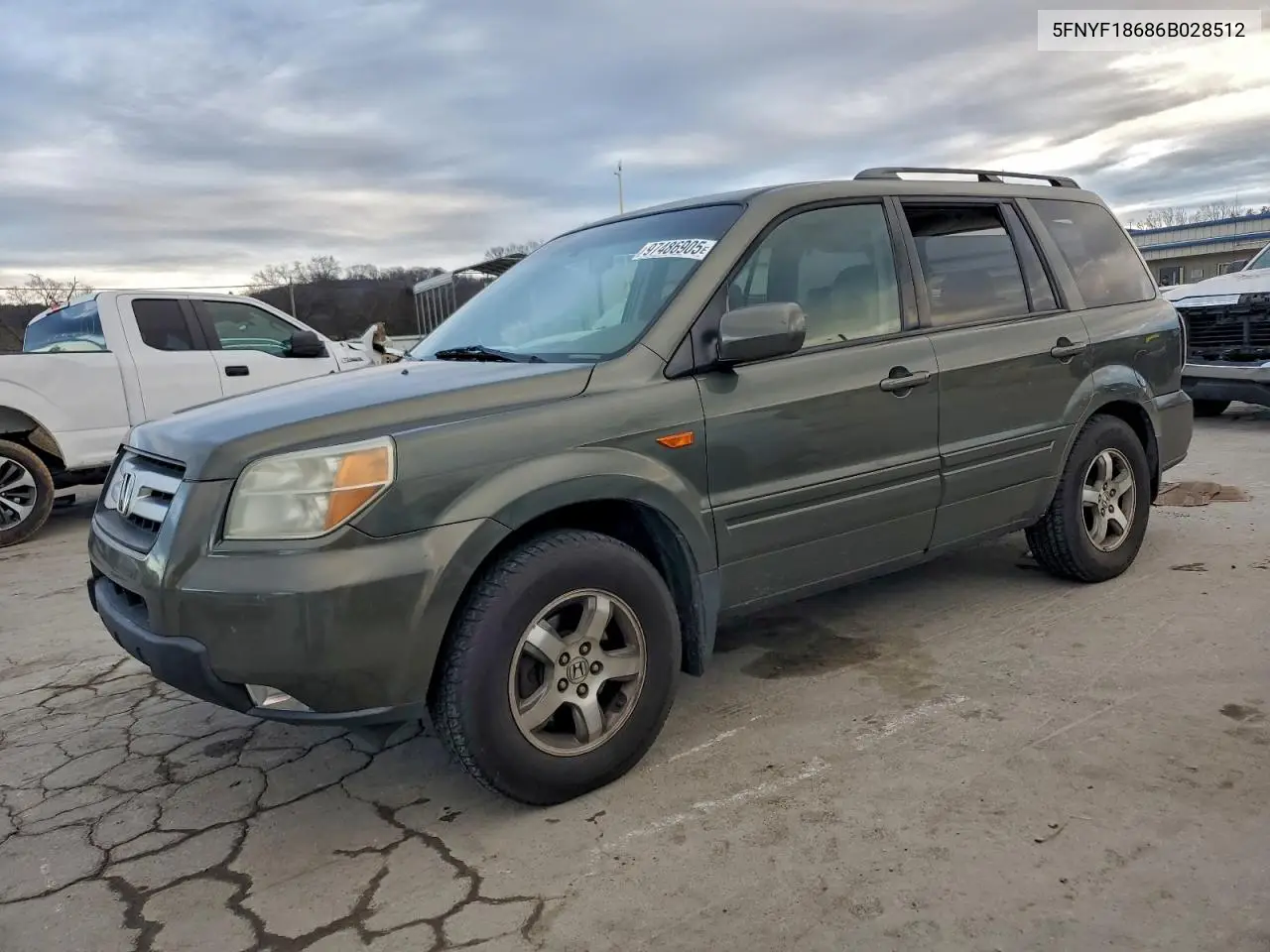 5FNYF18686B028512 2006 Honda Pilot Ex