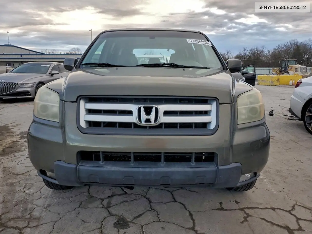 5FNYF18686B028512 2006 Honda Pilot Ex