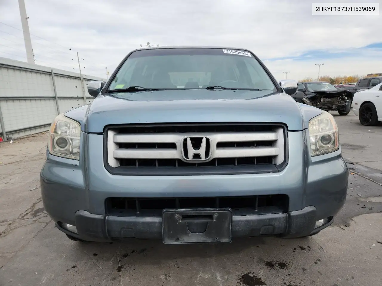 2HKYF18737H539069 2007 Honda Pilot Exl