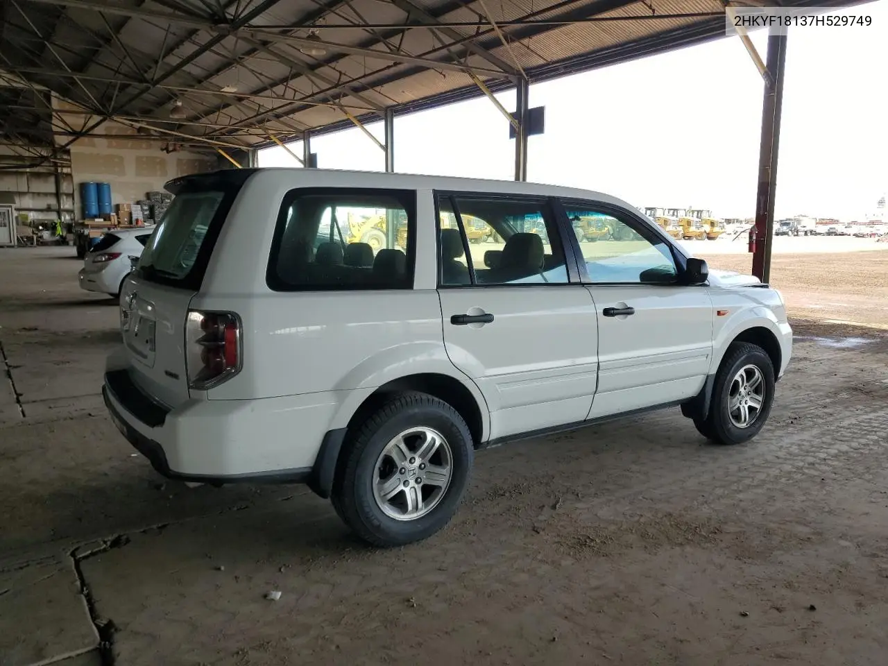 2HKYF18137H529749 2007 Honda Pilot Lx