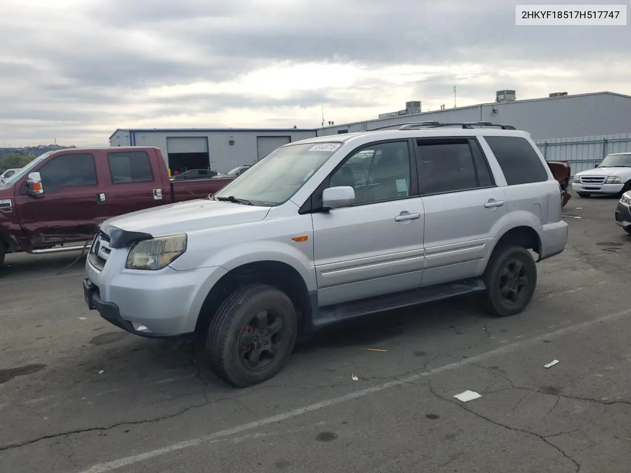 2HKYF18517H517747 2007 Honda Pilot Exl