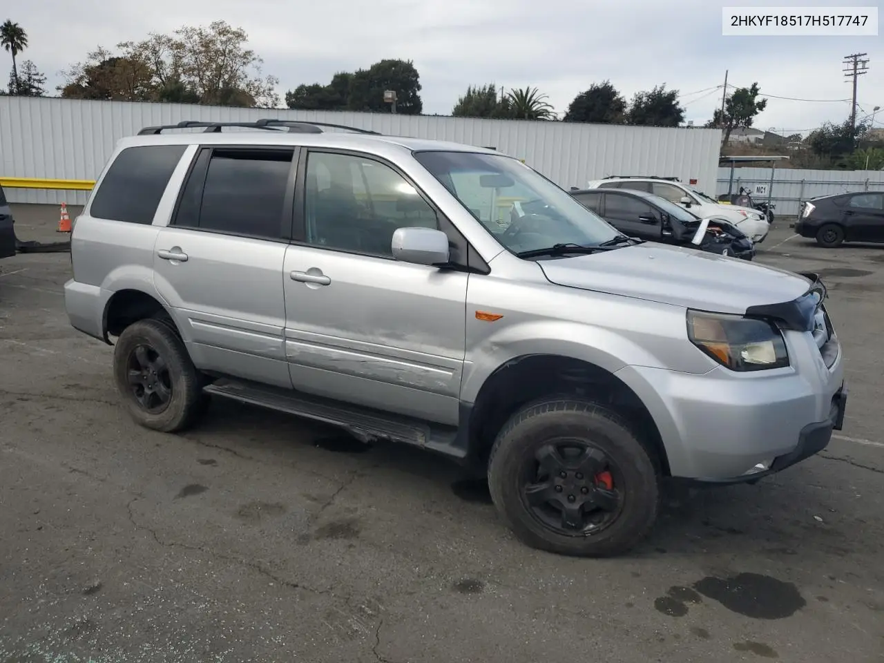 2HKYF18517H517747 2007 Honda Pilot Exl