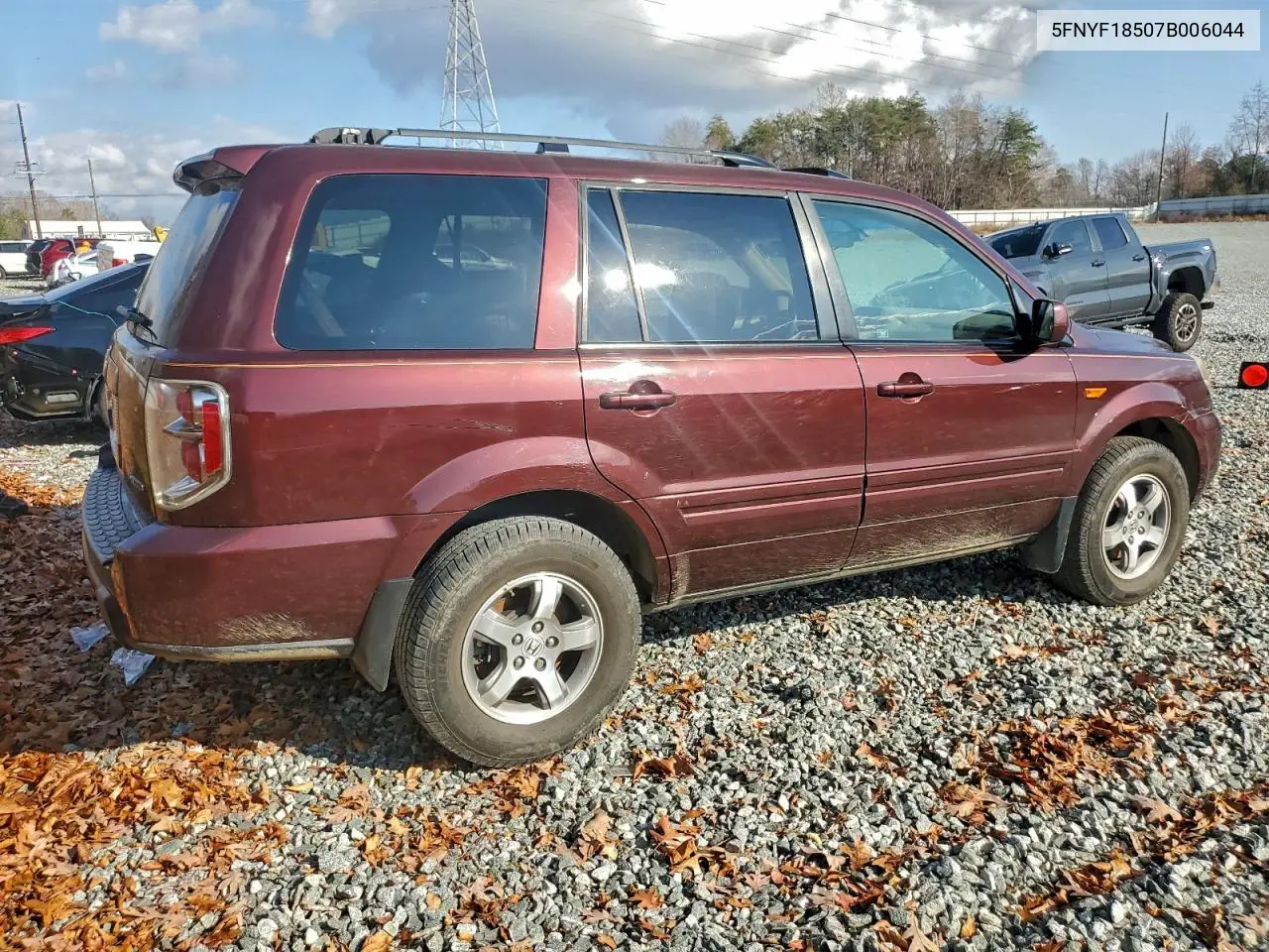 5FNYF18507B006044 2007 Honda Pilot Exl