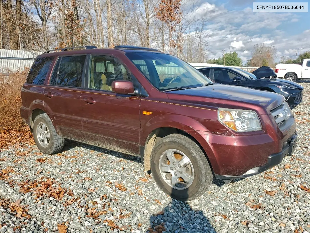 5FNYF18507B006044 2007 Honda Pilot Exl