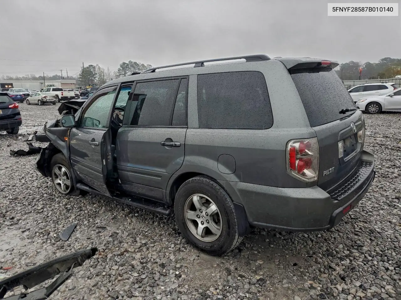 5FNYF28587B010140 2007 Honda Pilot Exl