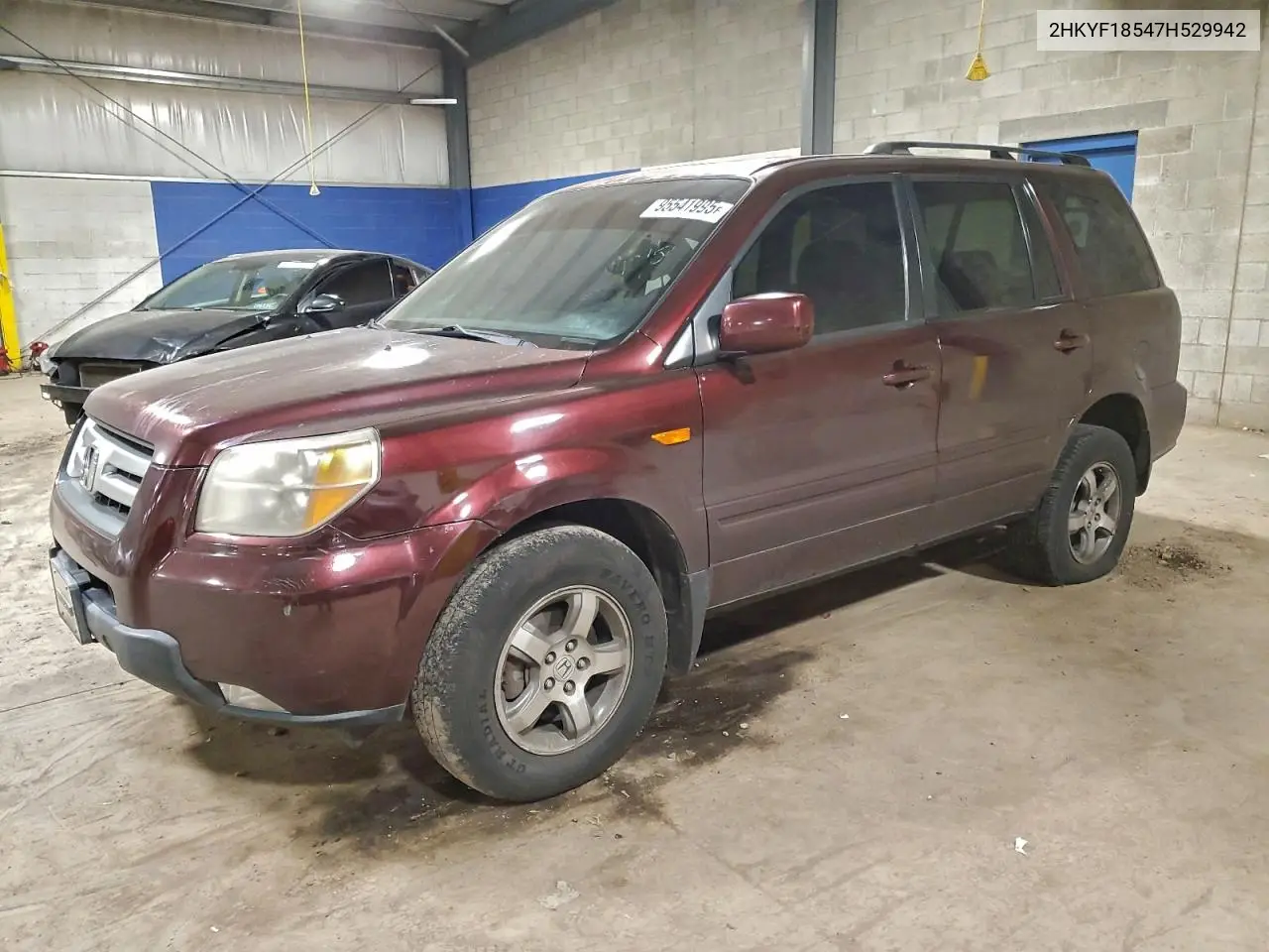 2HKYF18547H529942 2007 Honda Pilot Exl