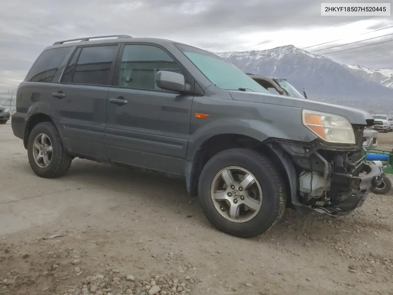 2HKYF18507H520445 2007 Honda Pilot Exl