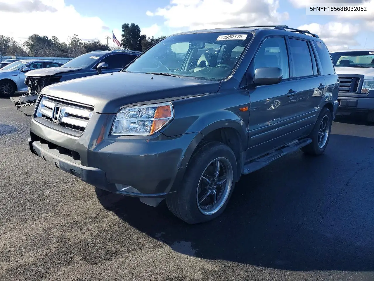 5FNYF18568B032052 2008 Honda Pilot Exl