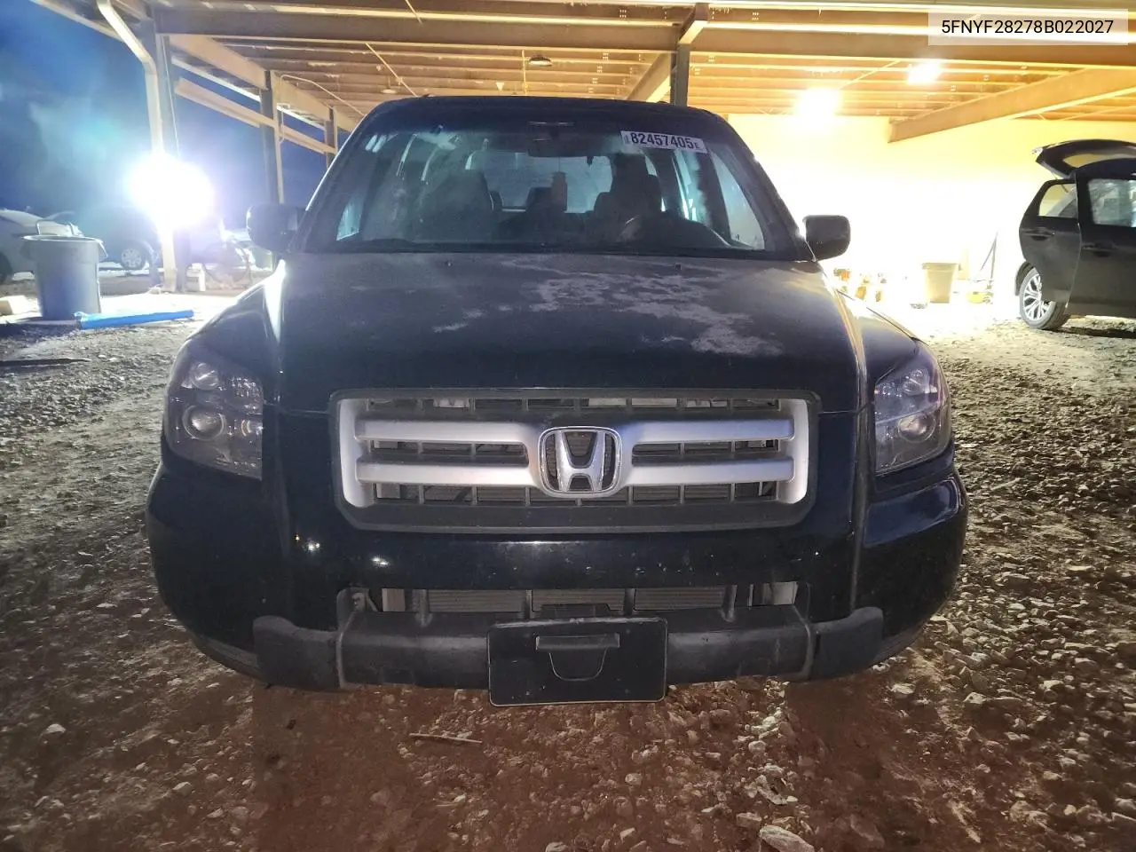5FNYF28278B022027 2008 Honda Pilot Vp
