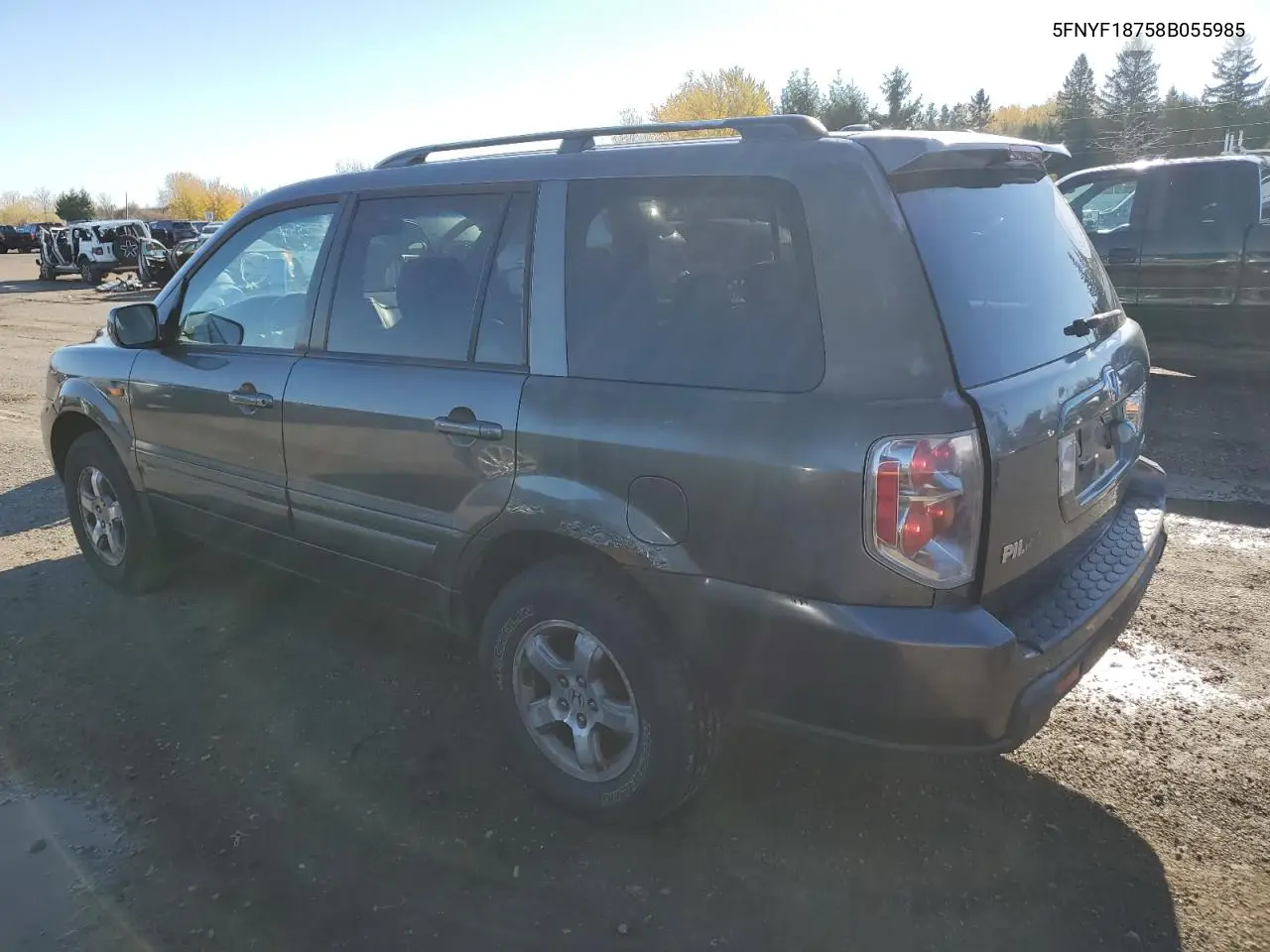 5FNYF18758B055985 2008 Honda Pilot Exl