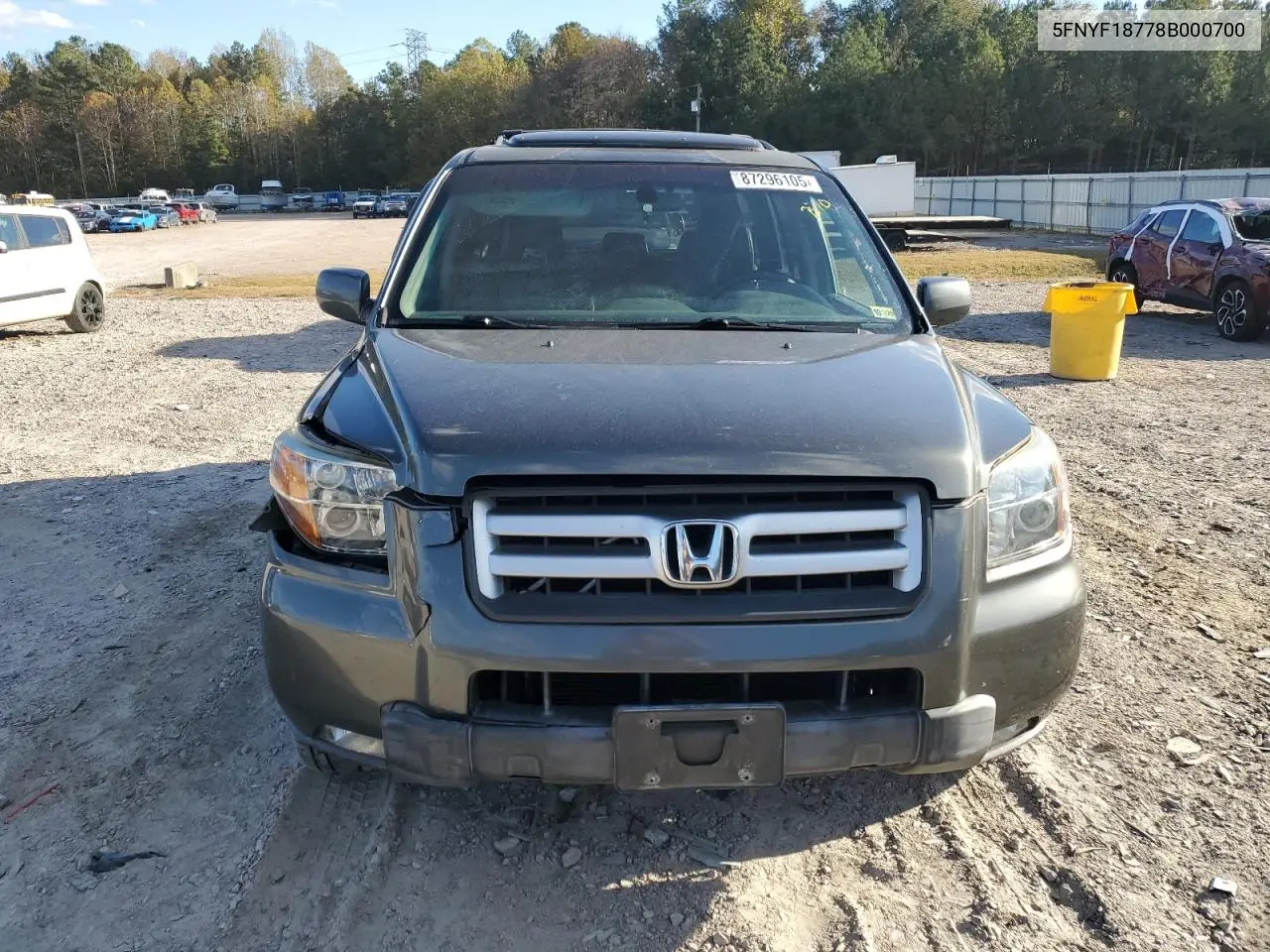 5FNYF18778B000700 2008 Honda Pilot Exl