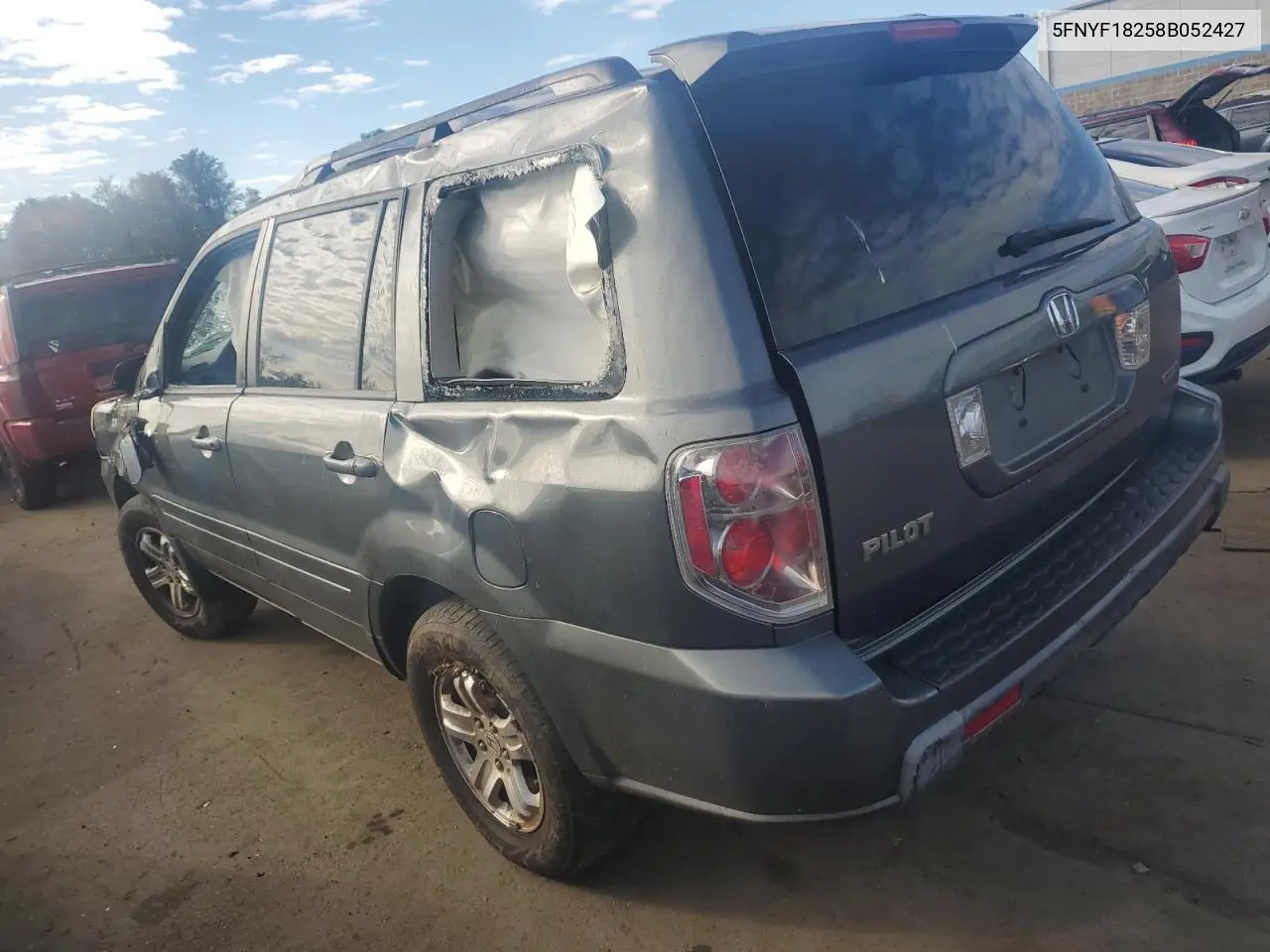 5FNYF18258B052427 2008 Honda Pilot Vp