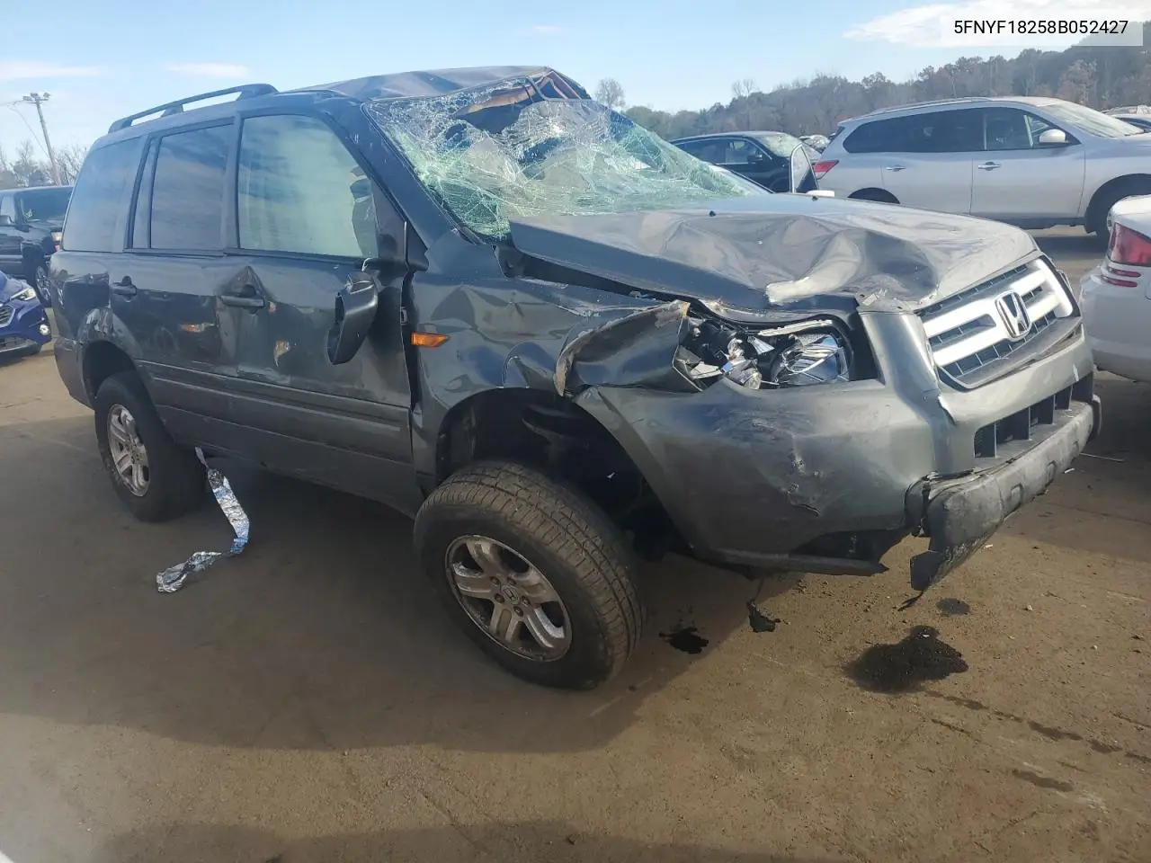 5FNYF18258B052427 2008 Honda Pilot Vp