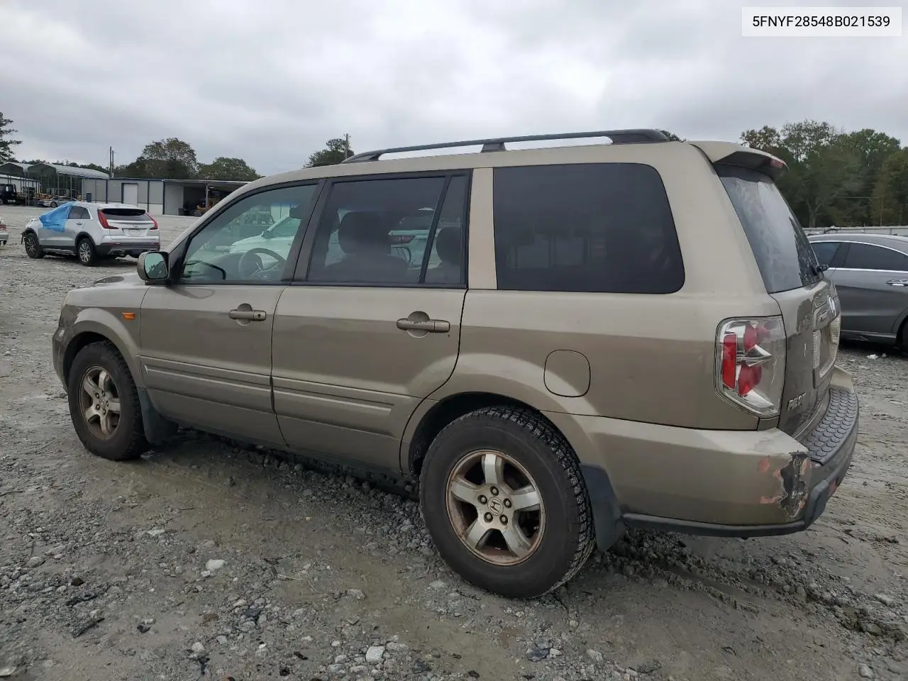 5FNYF28548B021539 2008 Honda Pilot Exl