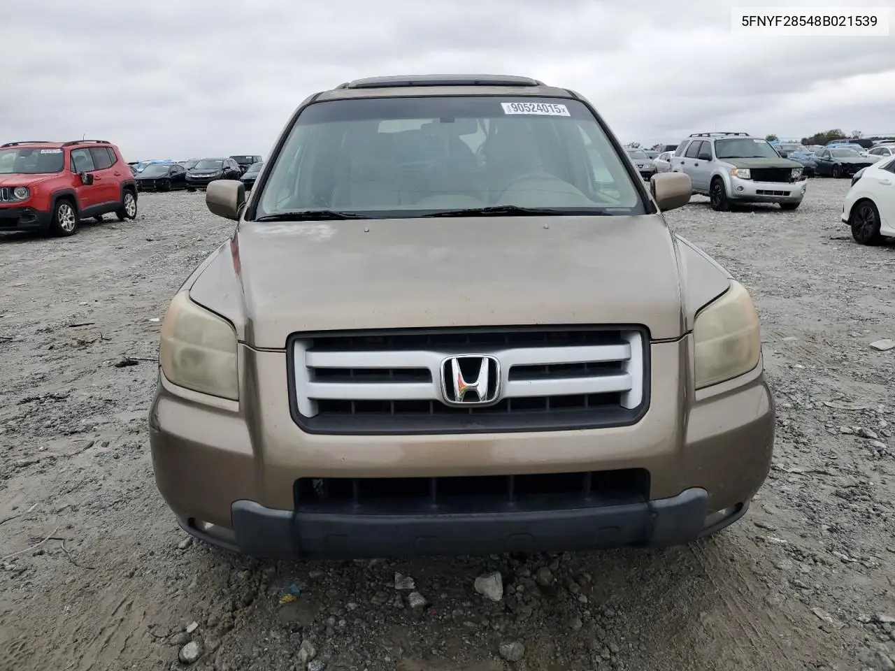 5FNYF28548B021539 2008 Honda Pilot Exl