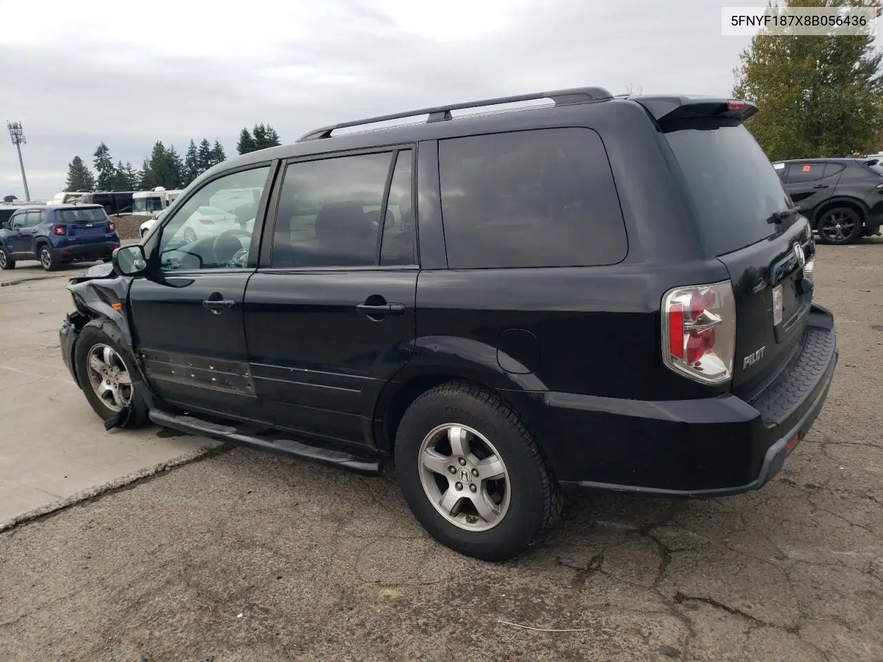 5FNYF187X8B056436 2008 Honda Pilot Exl