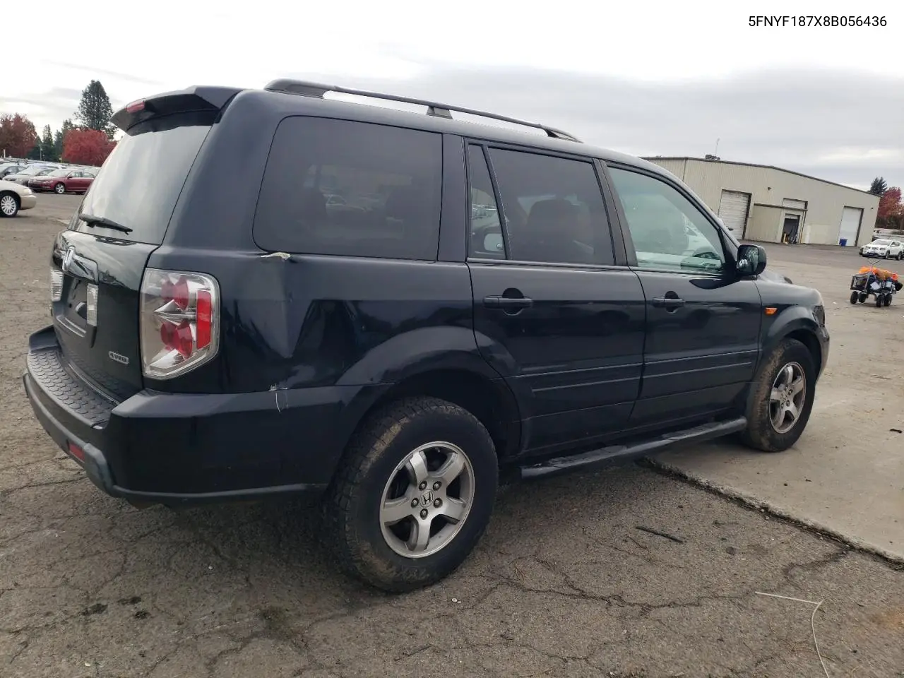 5FNYF187X8B056436 2008 Honda Pilot Exl