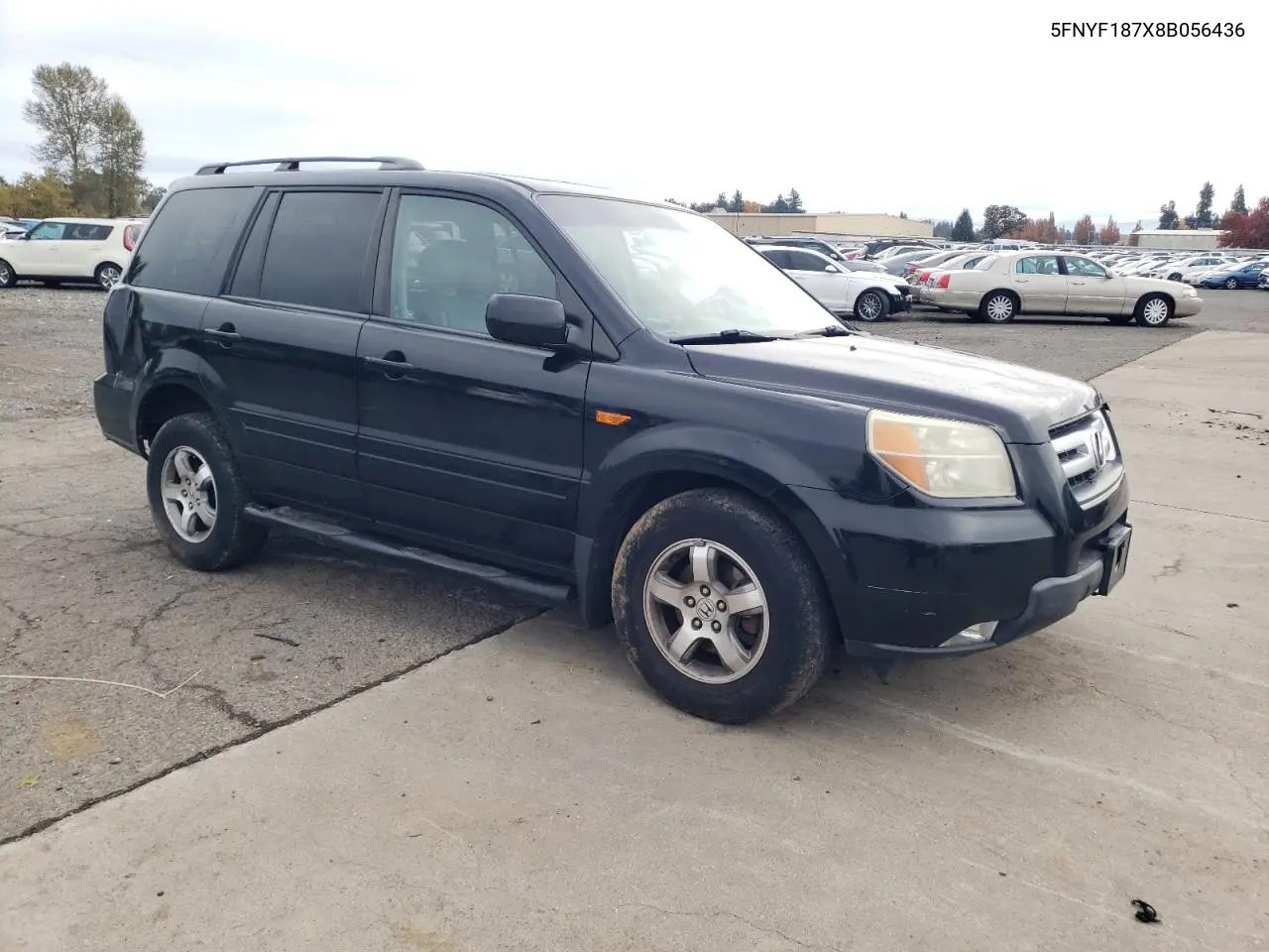 5FNYF187X8B056436 2008 Honda Pilot Exl