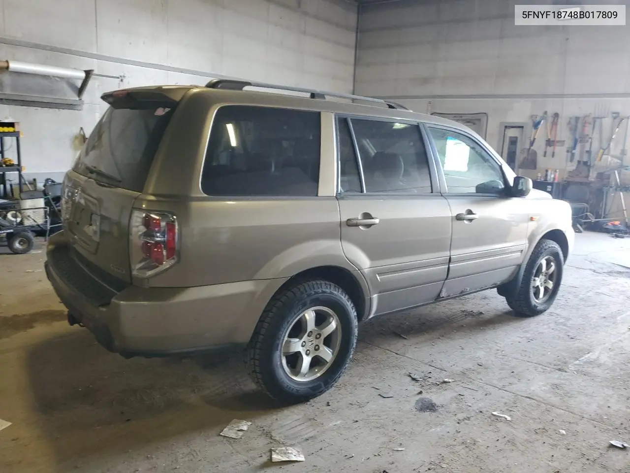 5FNYF18748B017809 2008 Honda Pilot Exl