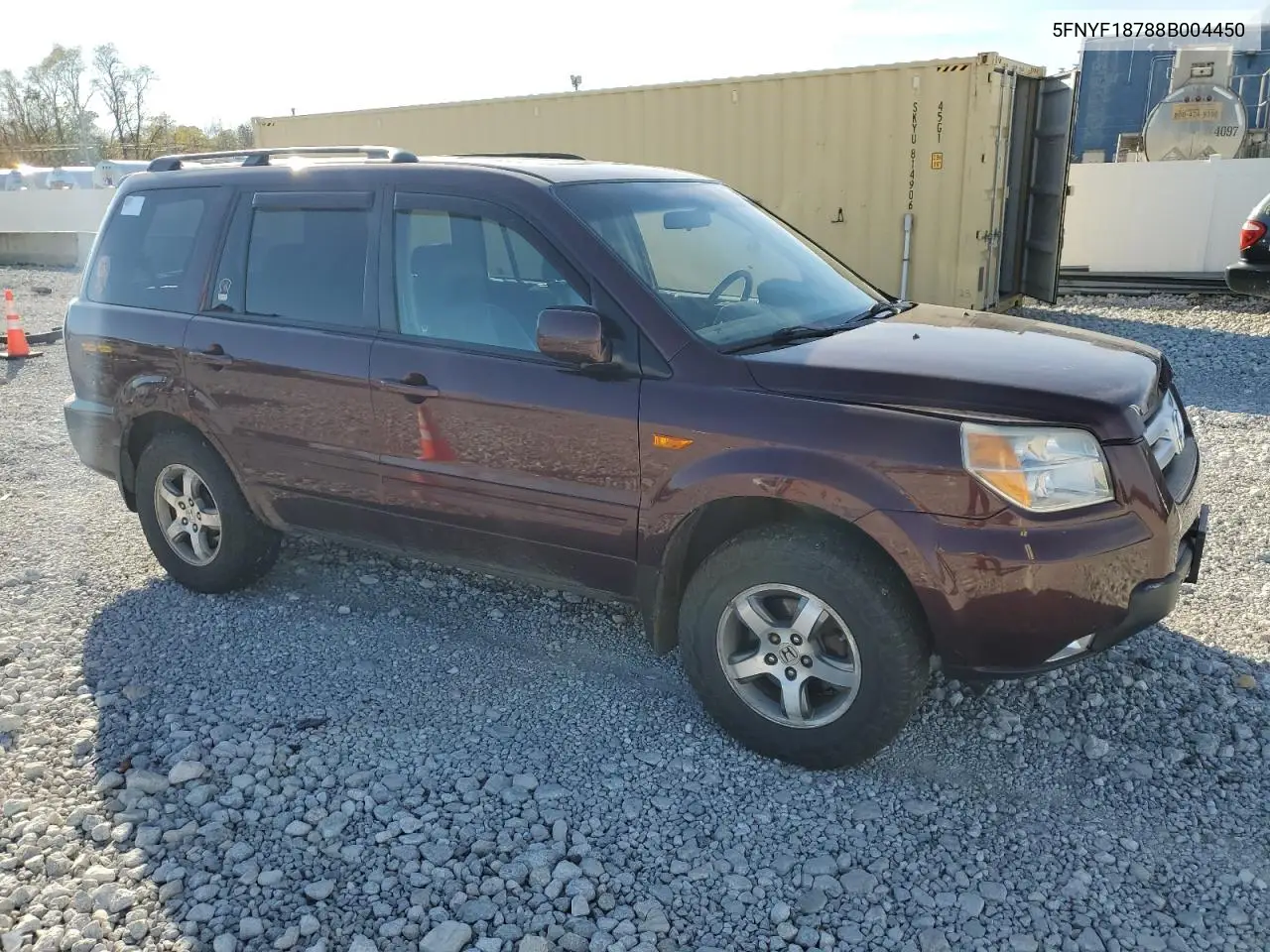 5FNYF18788B004450 2008 Honda Pilot Exl
