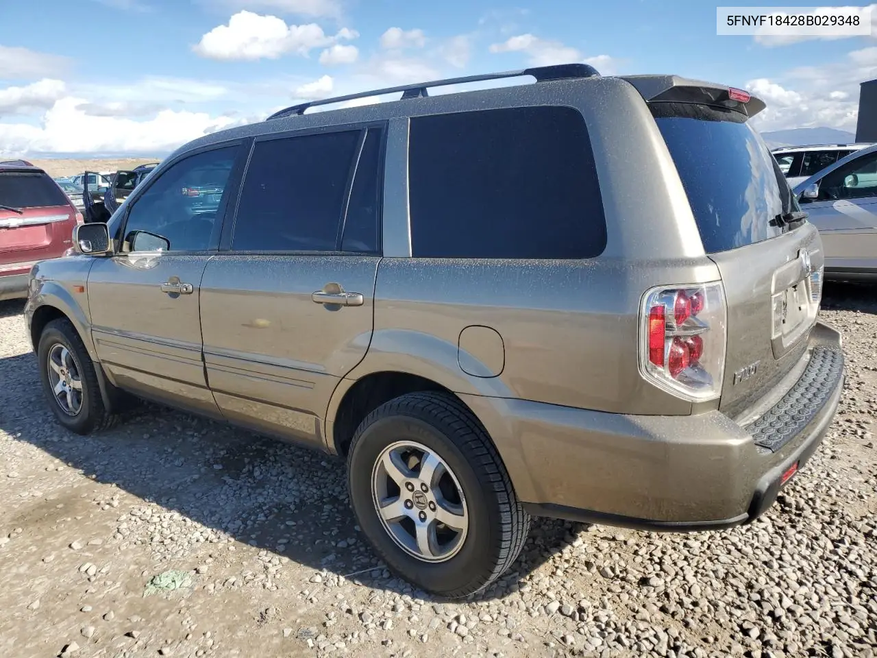 5FNYF18428B029348 2008 Honda Pilot Ex